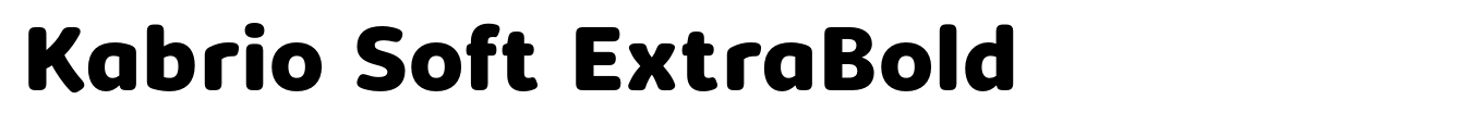 Kabrio Soft ExtraBold